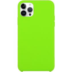 Mobigear Rubber Touch iPhone 15 Pro Silicone Back cover - Verde lime