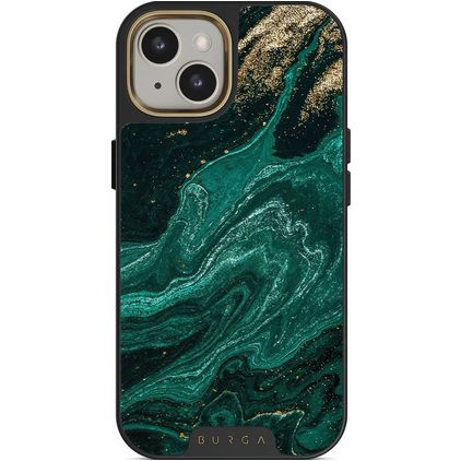 Burga Elite iPhone 13 Tvrdý plast Zadní kryt odolný proti nárazům - Emerald Pool