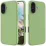 Mobigear Rubber Touch iPhone 16 Plus Silicona Carcasa - Verde