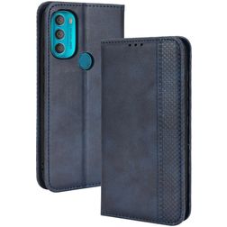 Mobigear Sensation Motorola Moto G71 5G Funda tipo libro Cartera - Azul