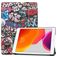 Mobigear Tri-Fold iPad 7 (2019) Pungetui - Graffiti