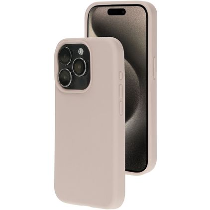 Mobiparts iPhone 15 Pro Silicone Back cover - Soft Salmon