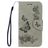 Mobigear Butterfly Samsung Galaxy S8 Funda tipo libro Cartera - Gris