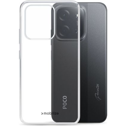 Mobilize Gelly Transparente POCO C85 TPU flexible Carcasa - Transparente