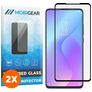 Mobigear Premium Xiaomi Mi 9T Pro Vidro temperado Película de ecrã - Compatível com capas - Preto (Pack de 2)