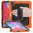 Mobigear SureGrip Xtreme iPad Air 13 polegadas (2026) Capa Plástico rígido / Silicone Capa traseira + Suporte para caneta stylus + Alça de ombro + Suporte - Laranja