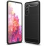Mobigear Brushed Slim Samsung Galaxy S21 FE Elastyczne TPU Etui plecki - Czarny