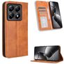 Mobigear Sensation Xiaomi 14T Plånboksfodral med sedelfack - Brun