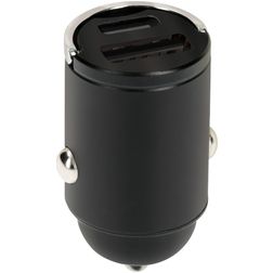 Mobiparts Car Charger Dual USB / USB-C Billaddare USB-C 30W - Svart
