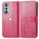Mobigear Clover Motorola Edge 30 Pro Funda tipo libro Cartera - Magenta