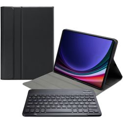 Mobilize Detachable Bluetooth Keyboard Samsung Galaxy Tab S9 AZERTY Keyboard Wallet case - Black