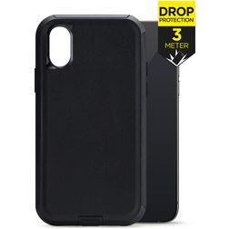 Mobilize Defender iPhone XS Plástico rígido Capa traseira Antichoque - Preto