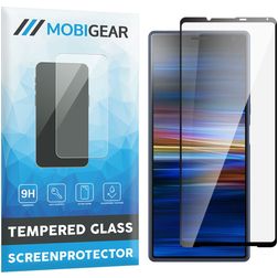 Mobigear Premium Sony Xperia 10 IV Glas Skærmbeskytter - Case Friendly - Sort