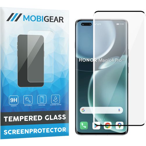 Mobigear Premium HONOR Magic 4 Pro Vidro temperado Película de ecrã - Compatível com capas - Preto