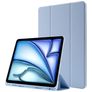Mobigear Tri-Fold Gel iPad Air 11 tum (2025) TPU / Konstläder Plånboksfodral + Pennhållare - Blå