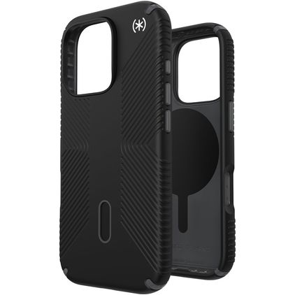 Speck Presidio2 Grip iPhone 16 Pro MagSafe Kova Suojakuori Iskunkestävä - Musta