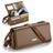 CaseMe ME30 Crossbody Bolsa para telemóvel - Large - Castanho