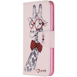 Mobigear Design Nokia 2.3 Lompakkokotelo + Setelitasku - Giraffe