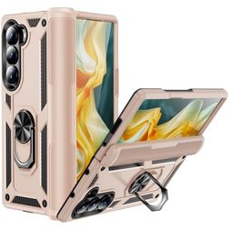 Mobigear Armor Ring Samsung Galaxy Z Fold 6 Hårdt Bagsidecover Stødsikkert med ringholder - Orange