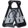Mobiparts Hardcover iPhone 18 Pro Max MagSafe Plástico rígido Capa traseira com suporte - Satin Black