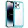 Mobigear Crystal iPhone 14 Pro Hardcase Back cover - Trasparente / Turchese