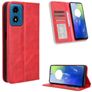 Mobigear Sensation Motorola Moto E14 Pungetui med Seddelrum - Rød