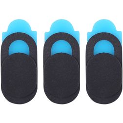 Mobigear Webcam Cover Privacy Slider - Black (3-Pack)