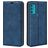 Mobigear Retro Slim Motorola Moto G71 5G Funda tipo libro Cartera - Azul oscuro
