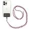 Mobigear Lanyard Uniwersalna regulowana smycz do telefonu - Biały / Czerwony / Zielony