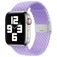 Mobigear Braided Correa Nylon Cierre de clip para Apple Watch - 42/41/40/38 mm - Morado / Lavanda