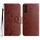 Mobigear Flowers Samsung Galaxy A36 Etui z klapką typu portfel - Brązowy