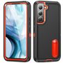 Mobigear Rugged Stand Samsung Galaxy S23 Plástico rígido Capa traseira Antichoque com suporte - Preto