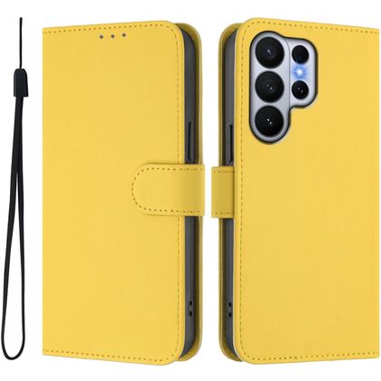 Mobigear Urban Wallet Samsung Galaxy S26 Ultra Cover a libro portafoglio - Giallo