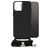 Mobilize Lanyard Gelly iPhone 14 Pro Max TPU flexível Capa com cordão - Preto