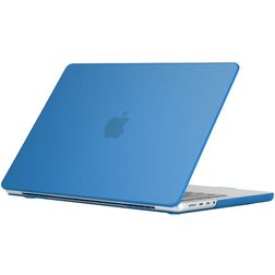 Mobigear Glossy MacBook Pro 16 polegadas (2021-2026) Capa rígida para MacBook - Azul escuro - Modelo A2485 / A2780 / A2991 / A3186 / A3428 / A3429