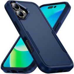 Mobigear Heavy Armor iPhone 16 Plus Hårdt Bagsidecover Stødsikkert - Blå