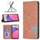 Mobigear Rhombus Slim Samsung Galaxy A33 Lompakkokotelo - Ruskea