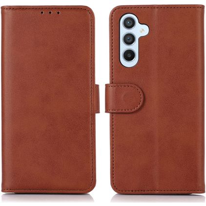 Mobigear Wallet Samsung Galaxy A56 Lompakkokotelo + Setelitasku - Ruskea