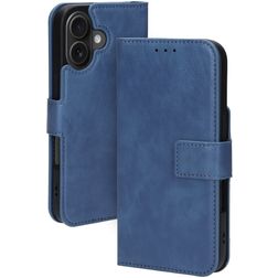 Mobiparts Classic Wallet MagSafe iPhone 16 Wallet case - Steel Blue