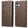 Mobigear Wallet iPhone 16 Funda tipo libro Cartera - Marrón