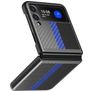 Mobigear Racing Samsung Galaxy Z Flip 3 Fodral Hårdplast Skal - Svart / Blå
