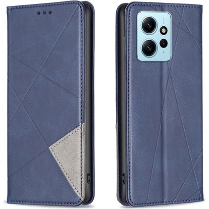 Mobigear Rhombus Slim Xiaomi Redmi Note 12 Pungetui - Blå