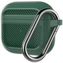 Mobigear Carbon Apple AirPods 3 Cover Silicone flessibile - Verde