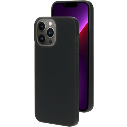 Mobiparts iPhone 13 Pro Max Silikone Bagsidecover - Sort