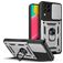 Mobigear Armor Ring Cam Slide Samsung Galaxy M53 Hard Case Back cover Shockproof with Ring Holder - Silver