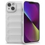 Mobigear Bumpy iPhone 14 TPU flexible Carcasa - Blanco