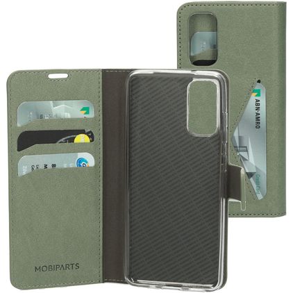 Mobiparts Classic Wallet Samsung Galaxy S20 Funda tipo libro Cartera - Stone Green