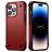 Mobigear Slim Armor iPhone 14 Pro Hårdt Bagsidecover Stødsikkert - Rød