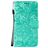 Mobigear Flowers Samsung Galaxy Note 10 Lite Capa livro Carteira - Turquesa