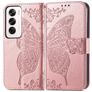 Mobigear Butterfly OPPO Reno 12 Pro Pungetui med Seddelrum - Rosaguld